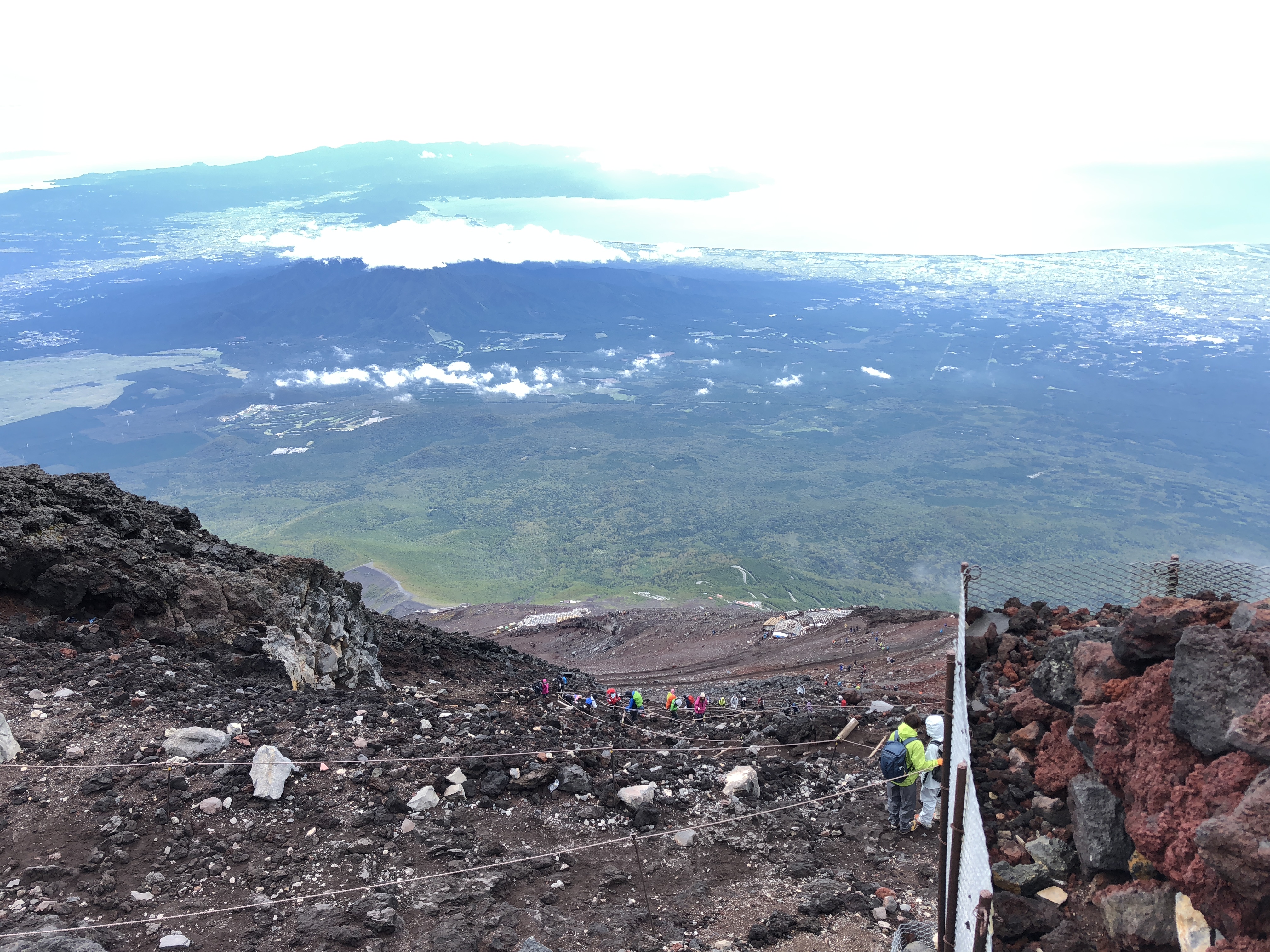 富士宮口の登山道