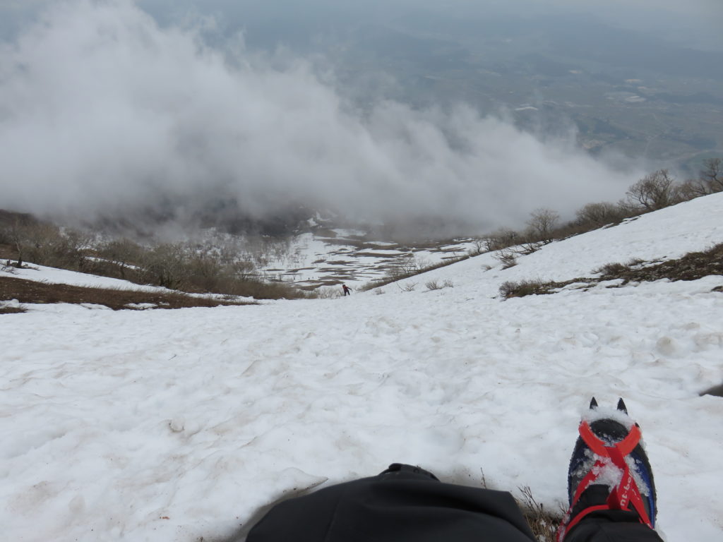 冬の伊吹山（アイゼン履いていきましたが不要でした）