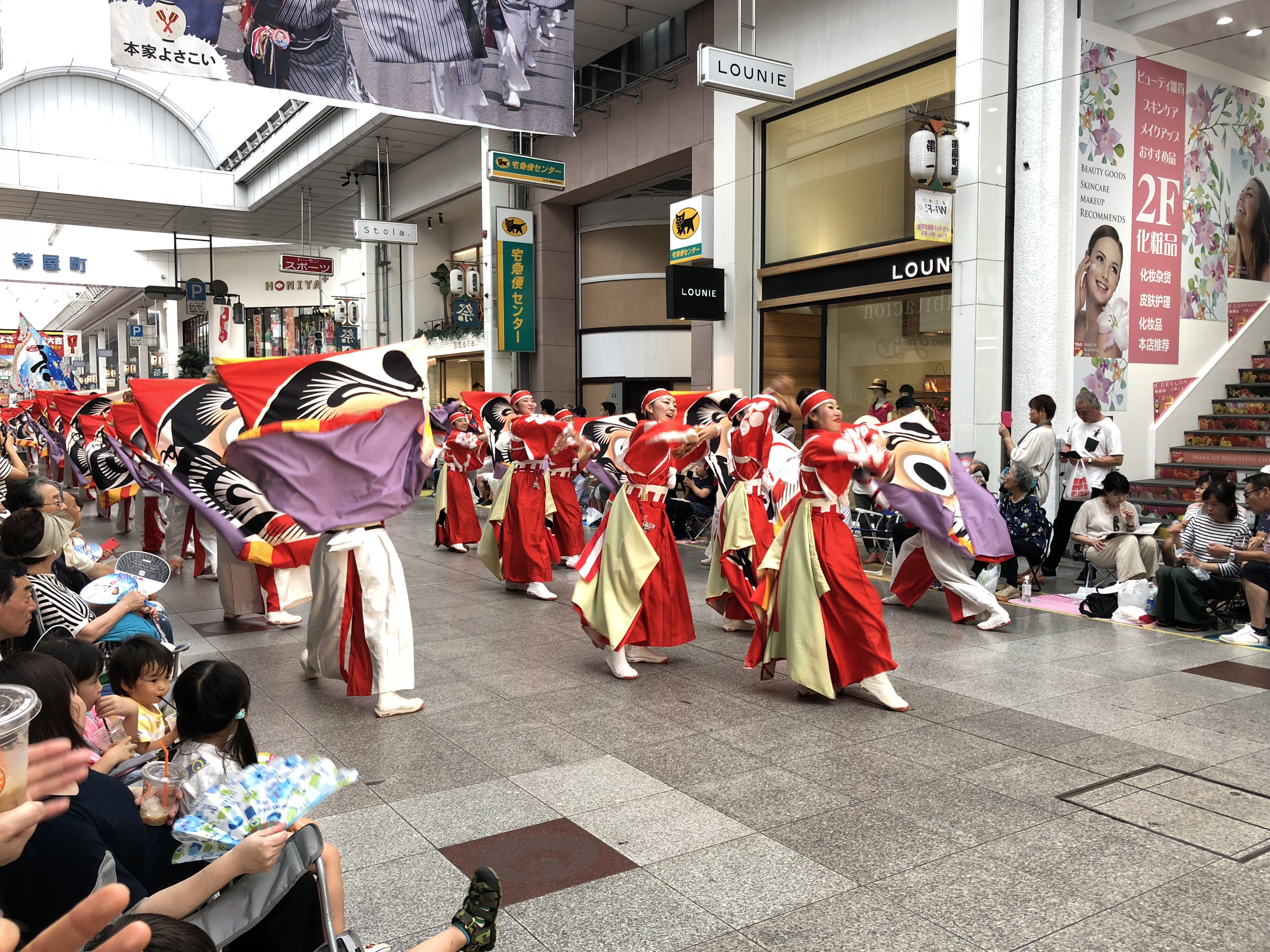  よさこい祭り（本番）＠商店街 